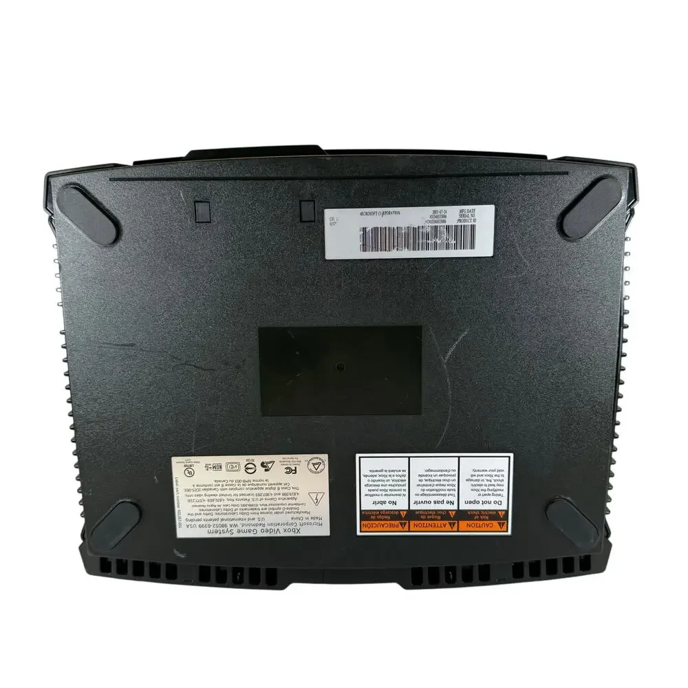 Microsoft Original Xbox For Parts And Repair, Power On, Disc Driver Stuck